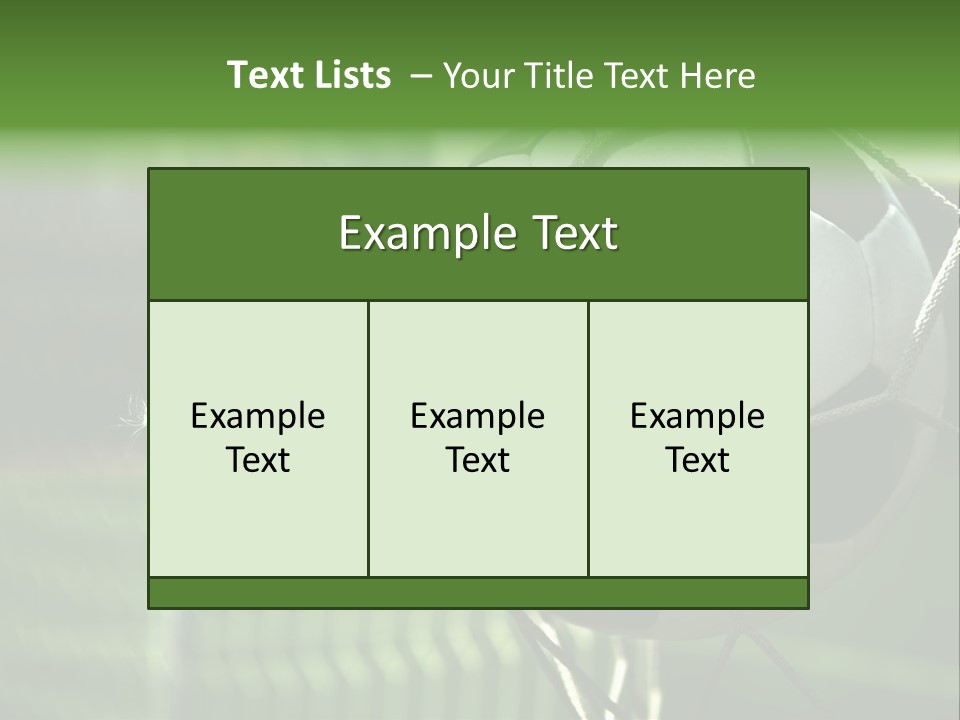 Soccer Entertainment Stadium PowerPoint Template
