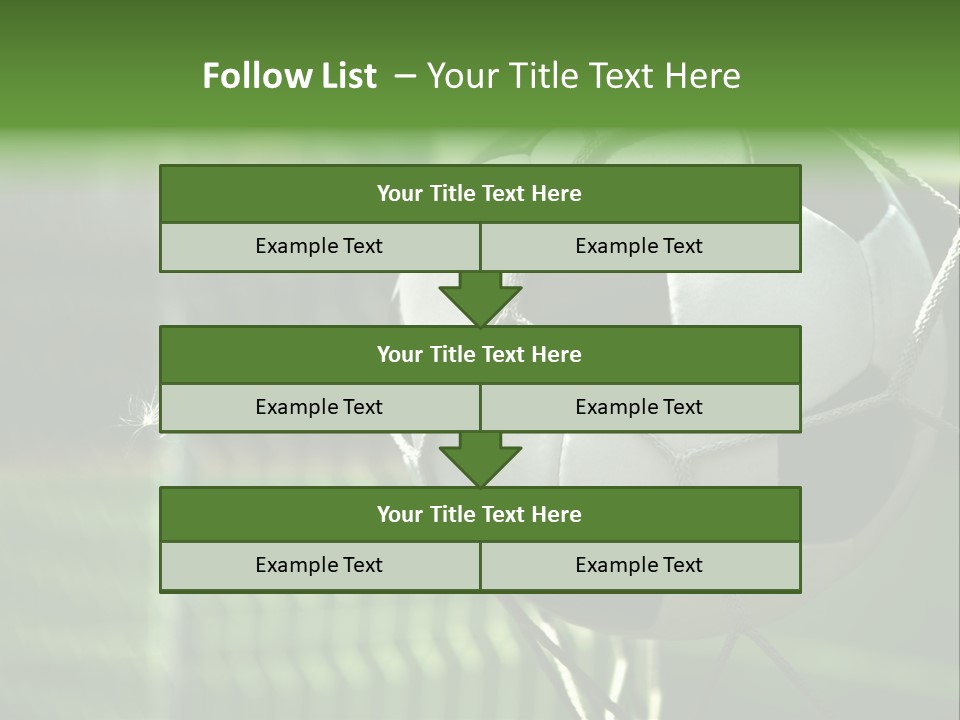 Soccer Entertainment Stadium PowerPoint Template
