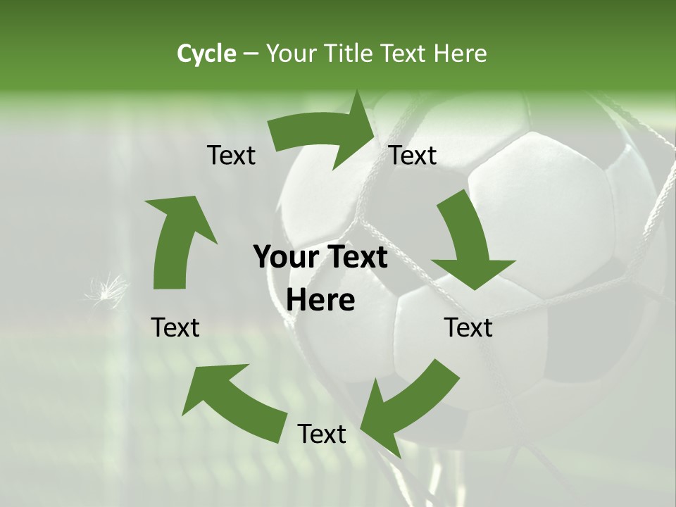 Soccer Entertainment Stadium PowerPoint Template