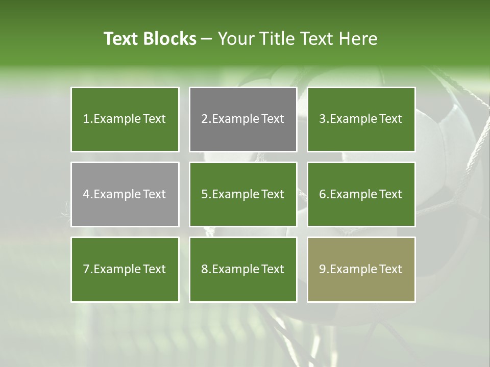 Soccer Entertainment Stadium PowerPoint Template