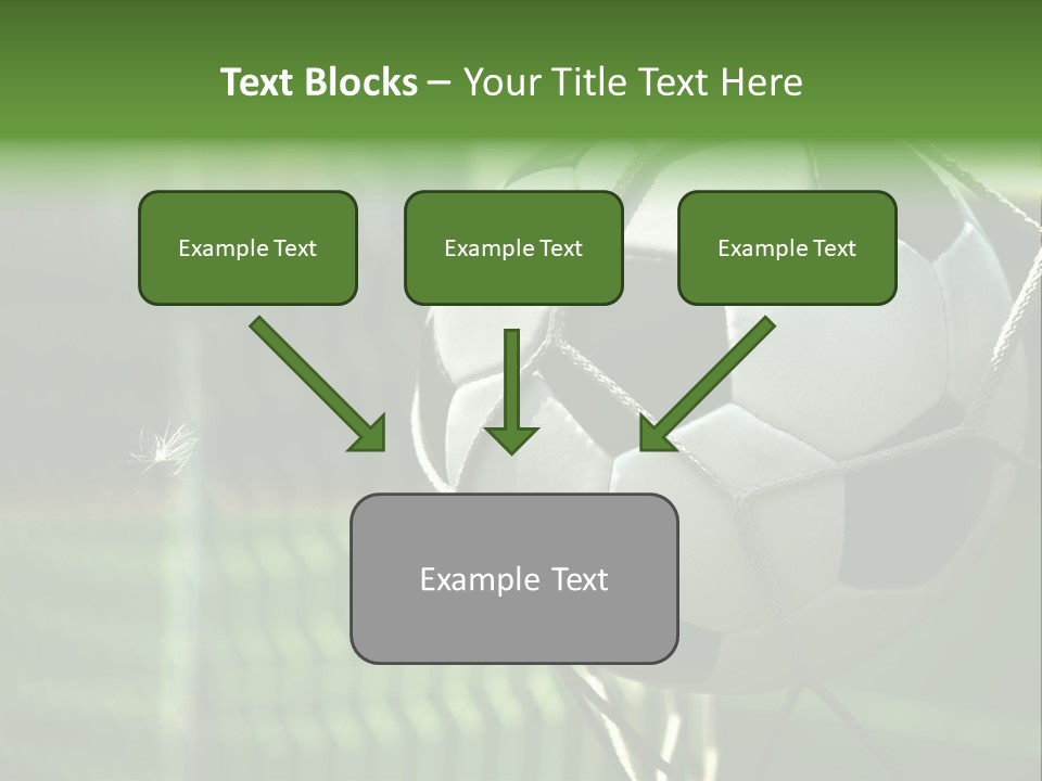 Soccer Entertainment Stadium PowerPoint Template