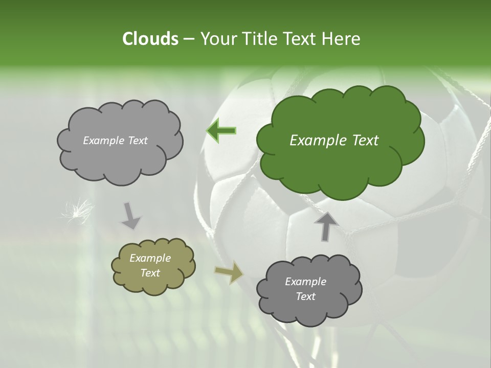 Soccer Entertainment Stadium PowerPoint Template