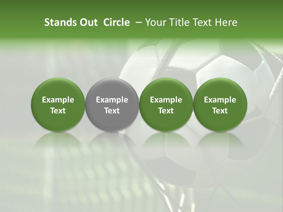 Soccer Entertainment Stadium PowerPoint Template