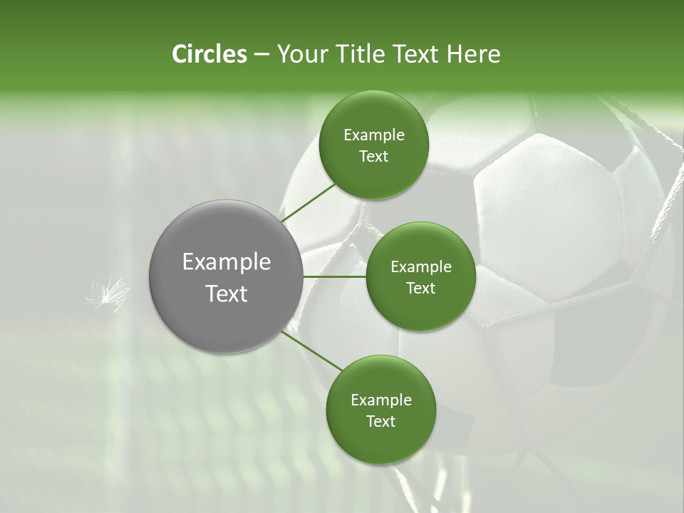 Soccer Entertainment Stadium PowerPoint Template