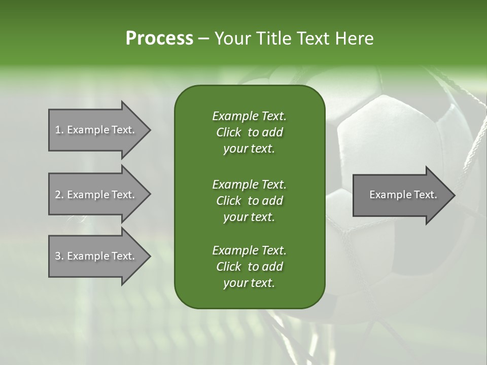 Soccer Entertainment Stadium PowerPoint Template