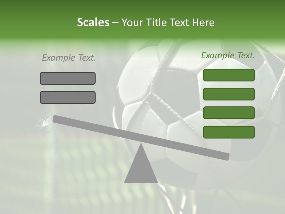 Soccer Entertainment Stadium PowerPoint Template