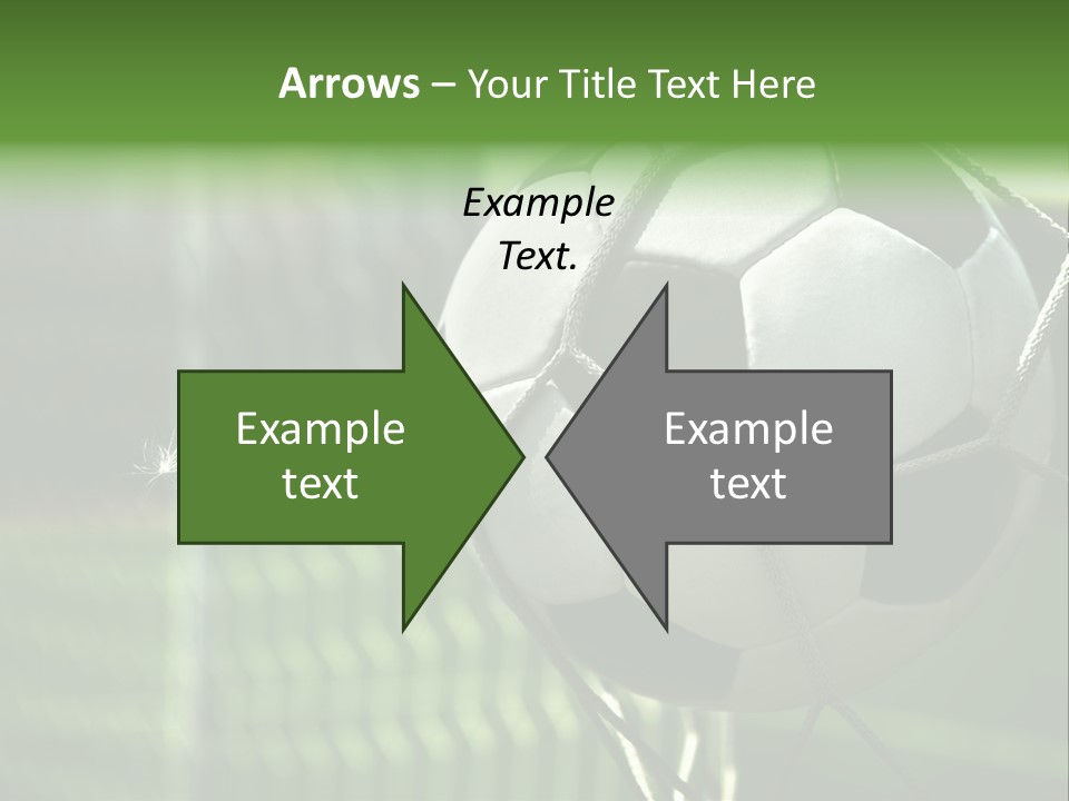 Soccer Entertainment Stadium PowerPoint Template