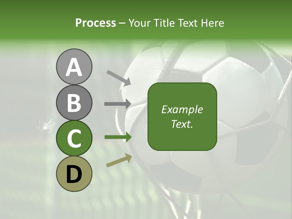 Soccer Entertainment Stadium PowerPoint Template