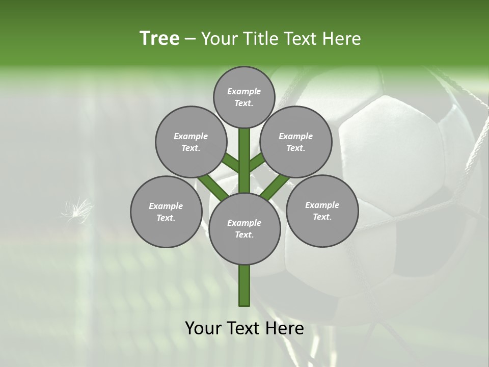 Soccer Entertainment Stadium PowerPoint Template