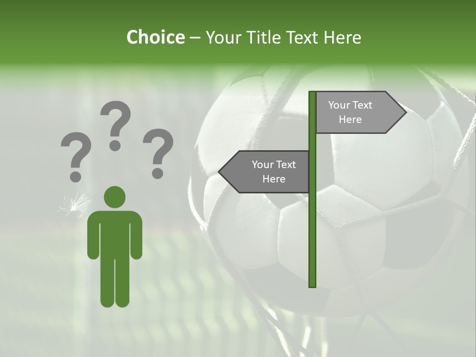 Soccer Entertainment Stadium PowerPoint Template