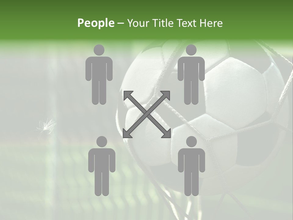 Soccer Entertainment Stadium PowerPoint Template