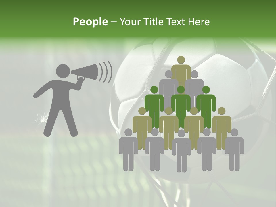 Soccer Entertainment Stadium PowerPoint Template