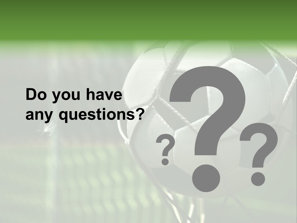 Soccer Entertainment Stadium PowerPoint Template