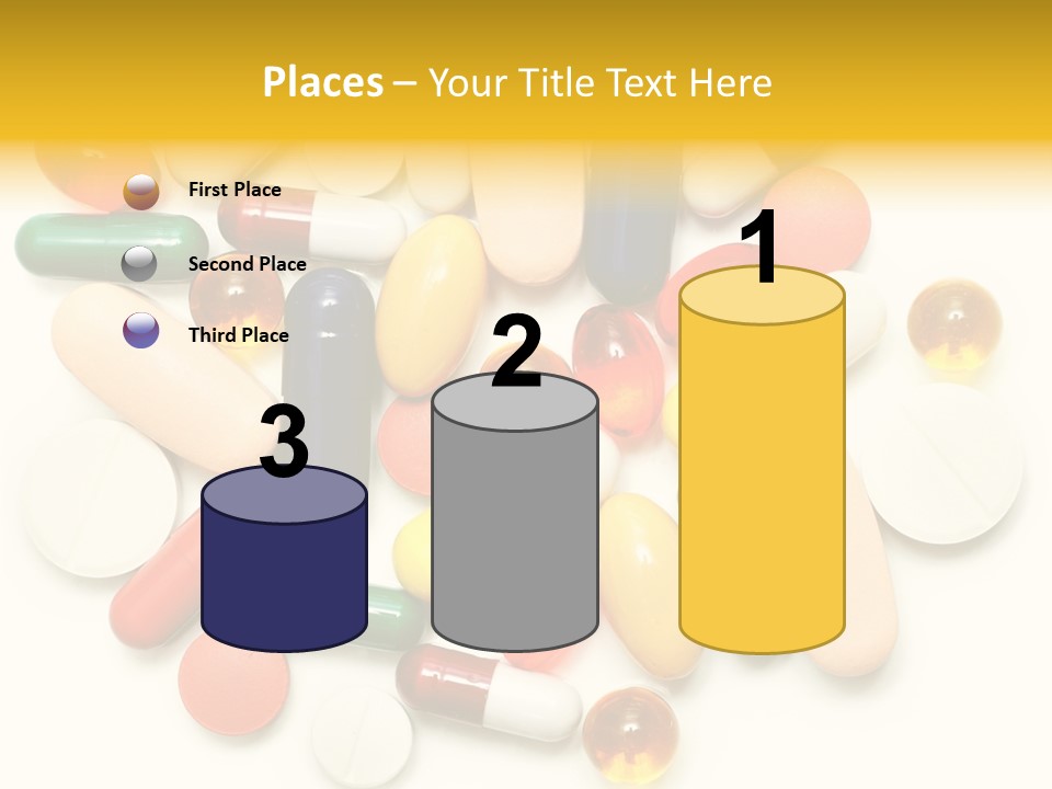 Treatment Narcotic Yellow PowerPoint Template
