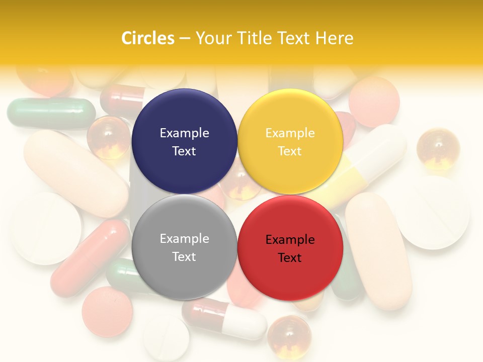 Treatment Narcotic Yellow PowerPoint Template