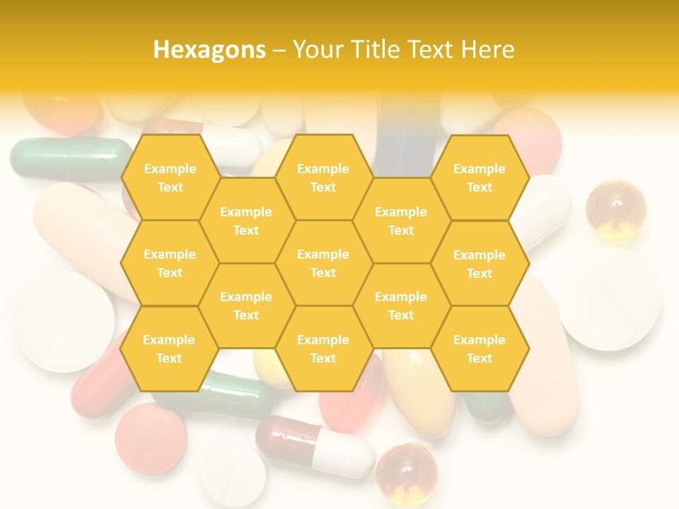 Treatment Narcotic Yellow PowerPoint Template