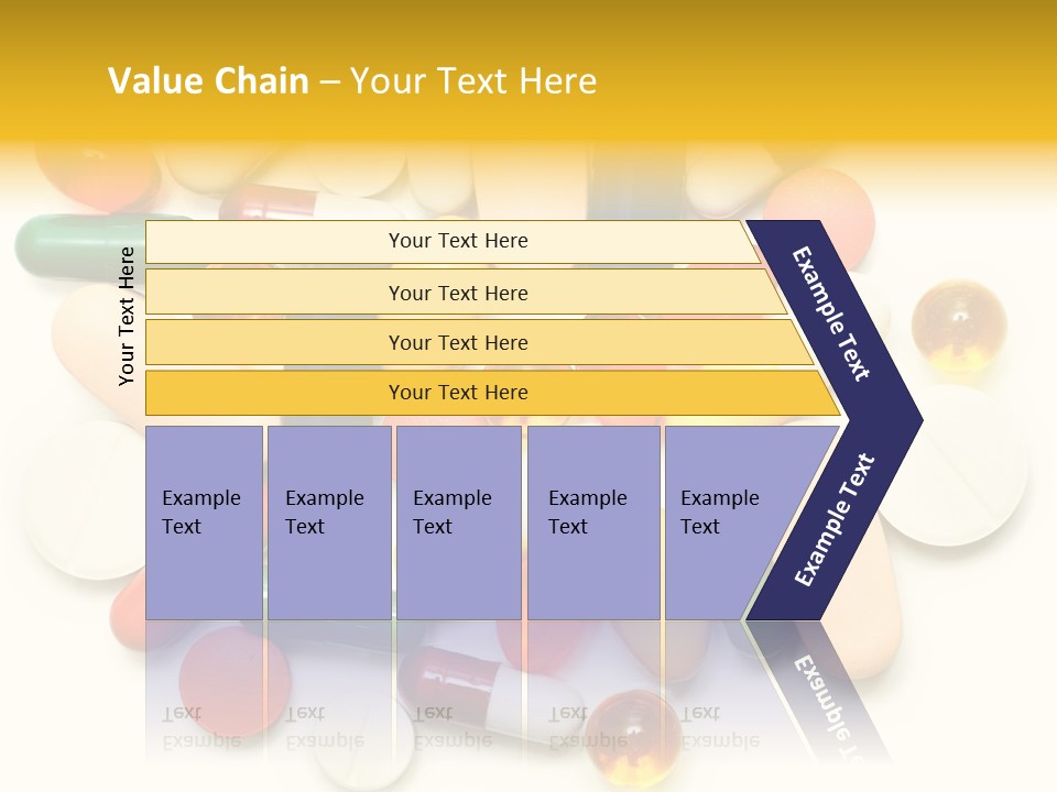 Treatment Narcotic Yellow PowerPoint Template