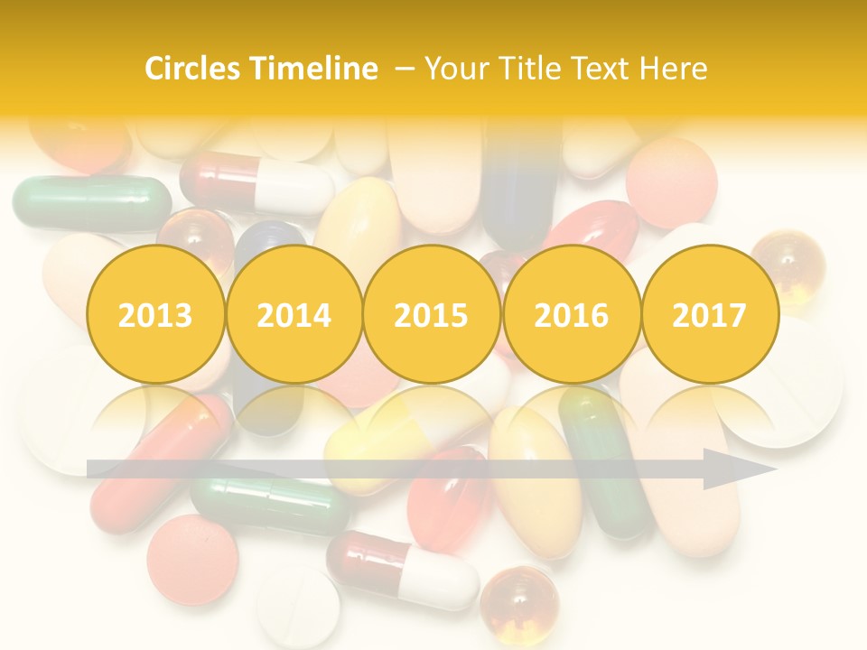 Treatment Narcotic Yellow PowerPoint Template