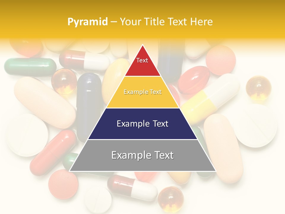 Treatment Narcotic Yellow PowerPoint Template