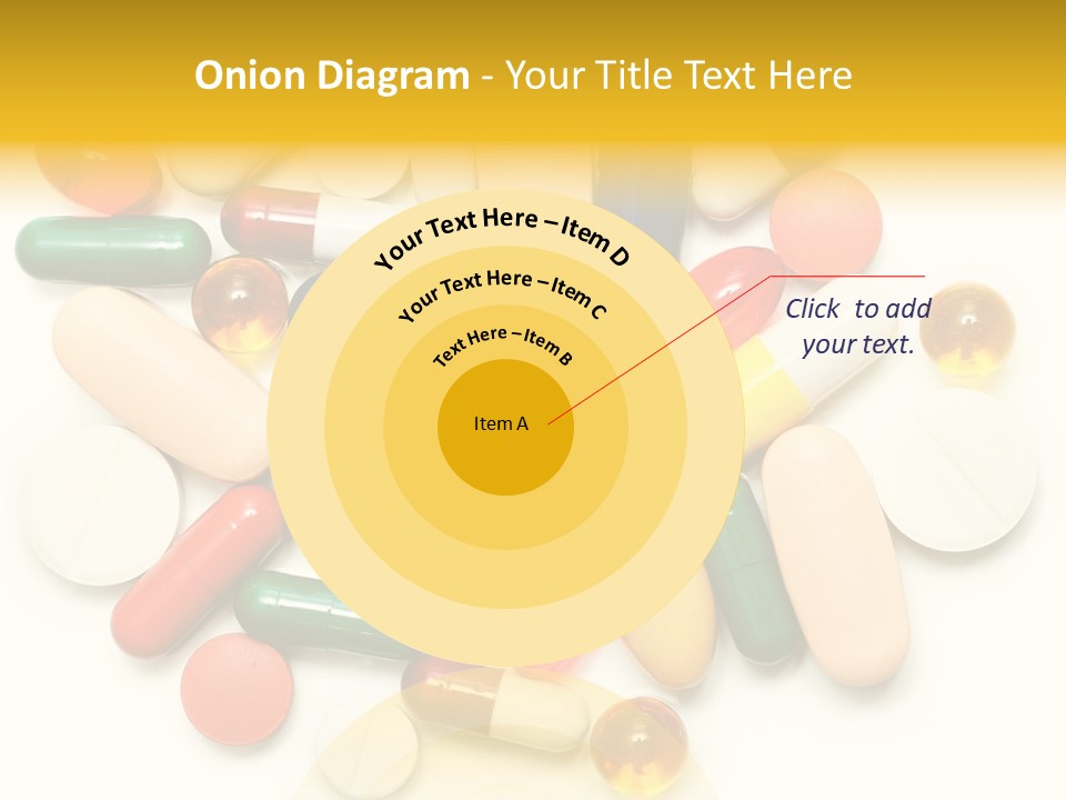 Treatment Narcotic Yellow PowerPoint Template