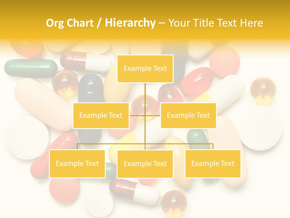 Treatment Narcotic Yellow PowerPoint Template