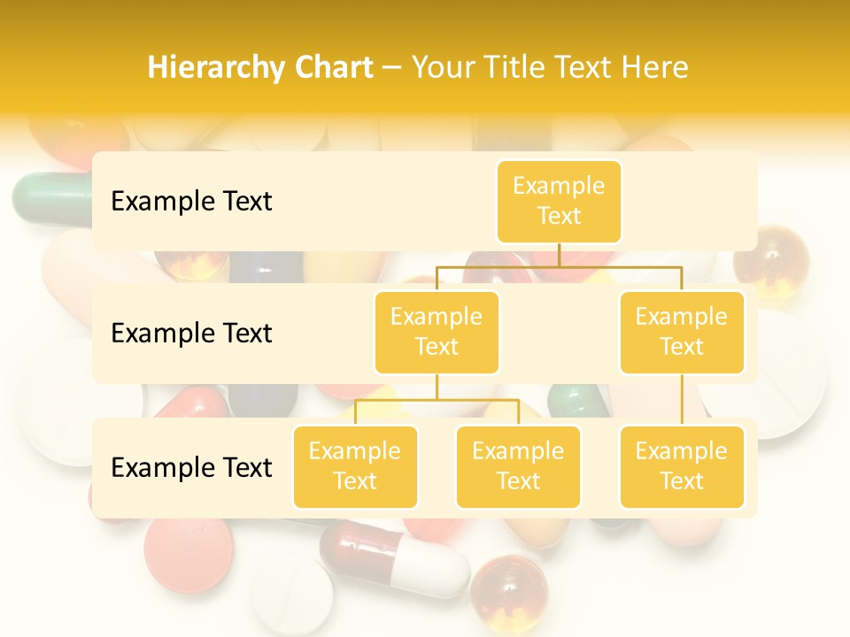 Treatment Narcotic Yellow PowerPoint Template