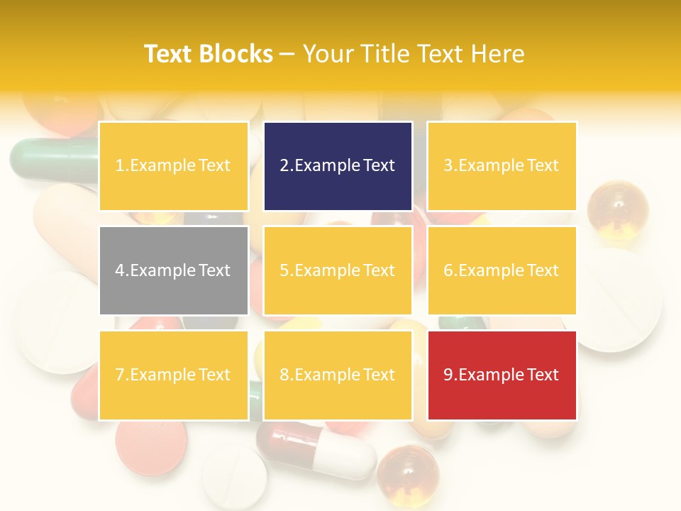 Treatment Narcotic Yellow PowerPoint Template