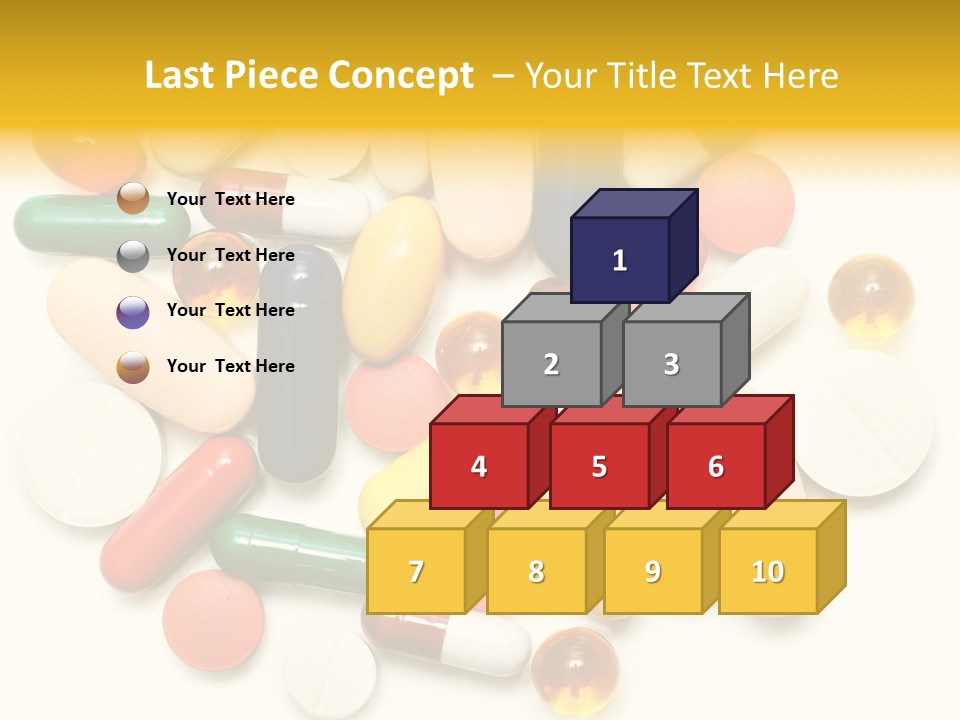 Treatment Narcotic Yellow PowerPoint Template