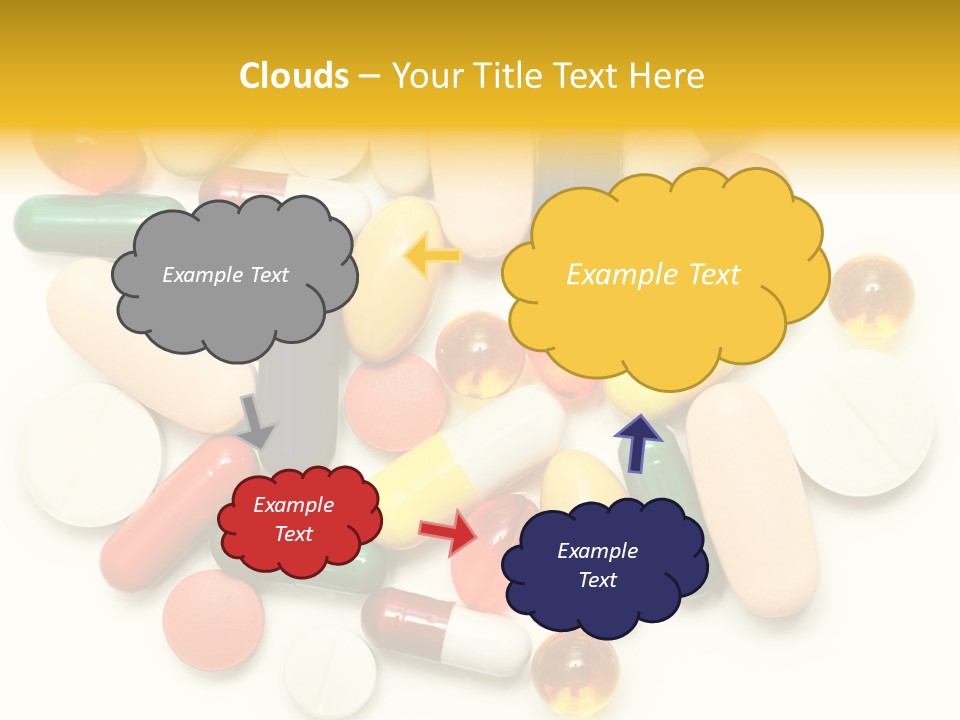 Treatment Narcotic Yellow PowerPoint Template