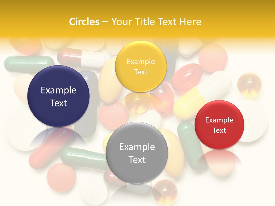Treatment Narcotic Yellow PowerPoint Template