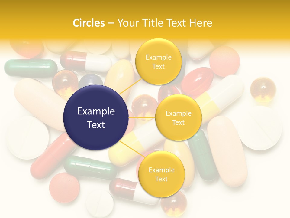 Treatment Narcotic Yellow PowerPoint Template