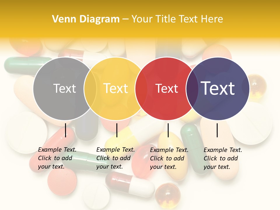 Treatment Narcotic Yellow PowerPoint Template
