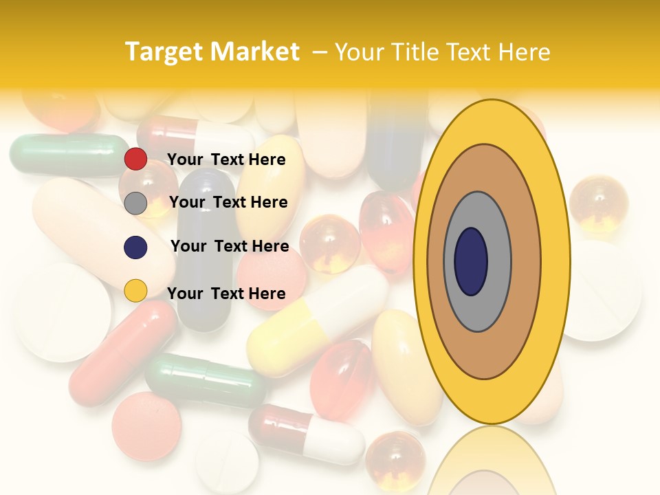 Treatment Narcotic Yellow PowerPoint Template