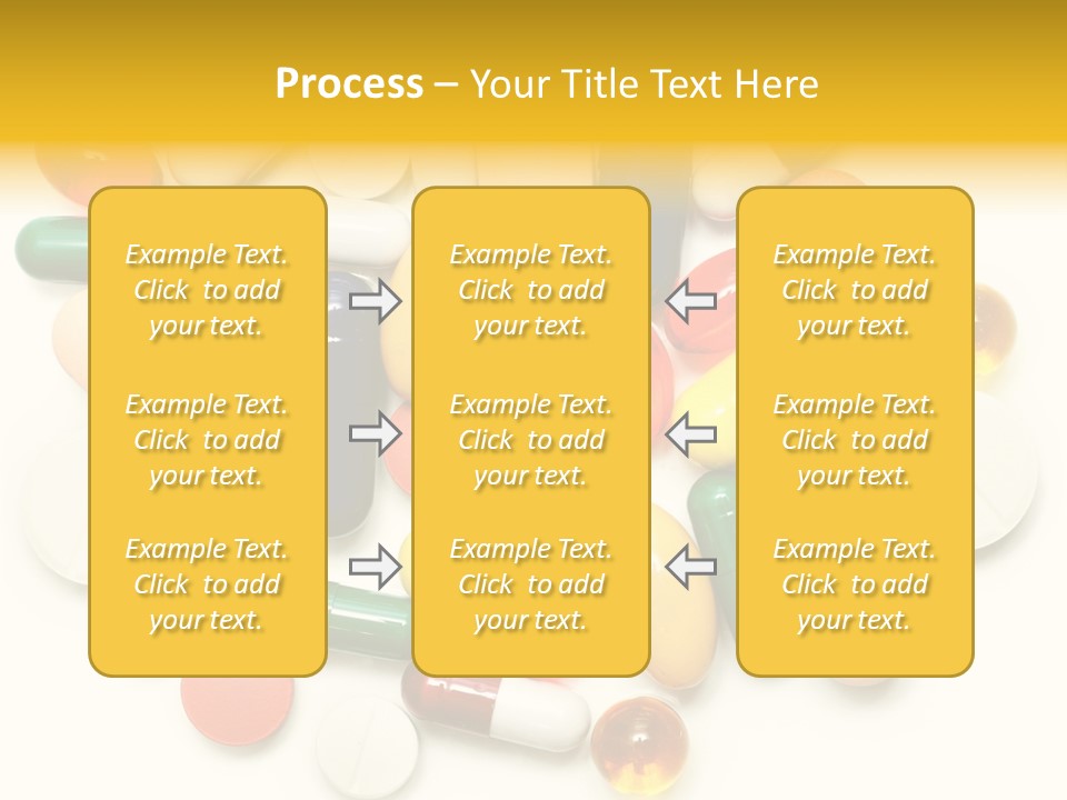 Treatment Narcotic Yellow PowerPoint Template