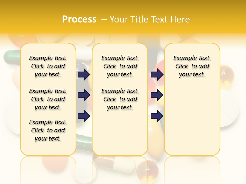 Treatment Narcotic Yellow PowerPoint Template