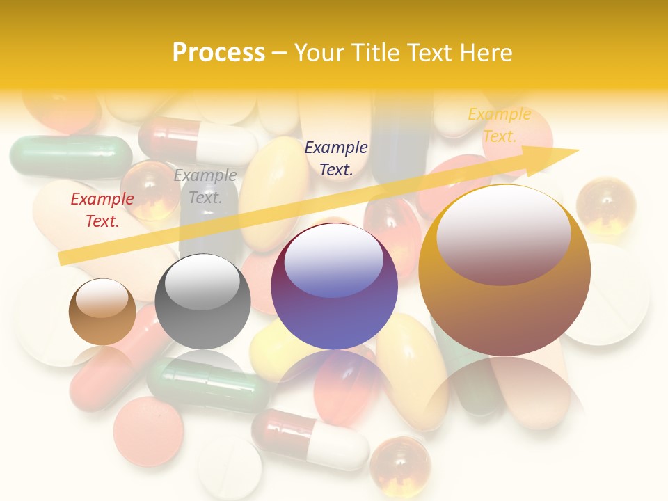 Treatment Narcotic Yellow PowerPoint Template