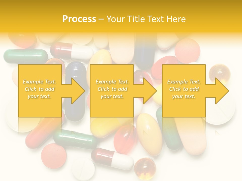 Treatment Narcotic Yellow PowerPoint Template