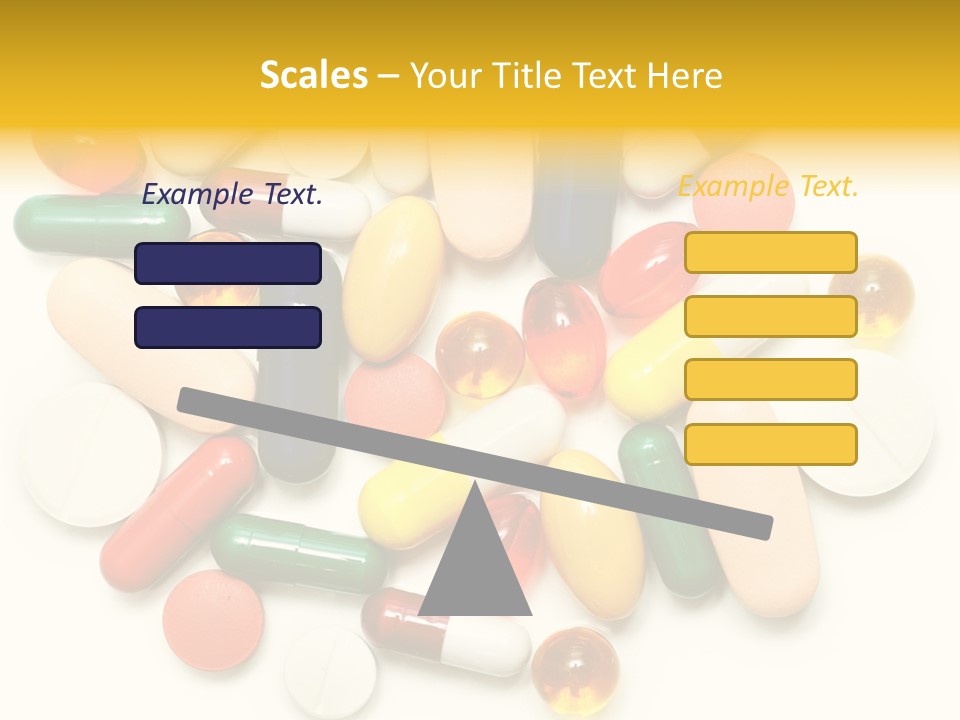 Treatment Narcotic Yellow PowerPoint Template