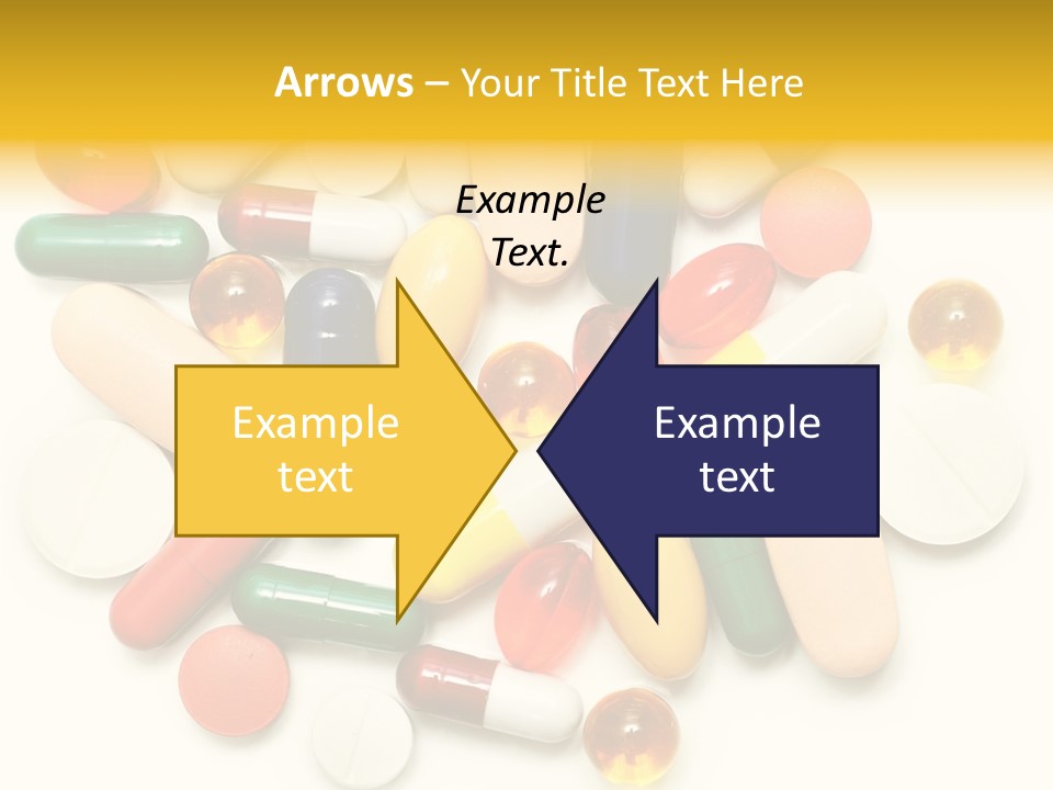 Treatment Narcotic Yellow PowerPoint Template