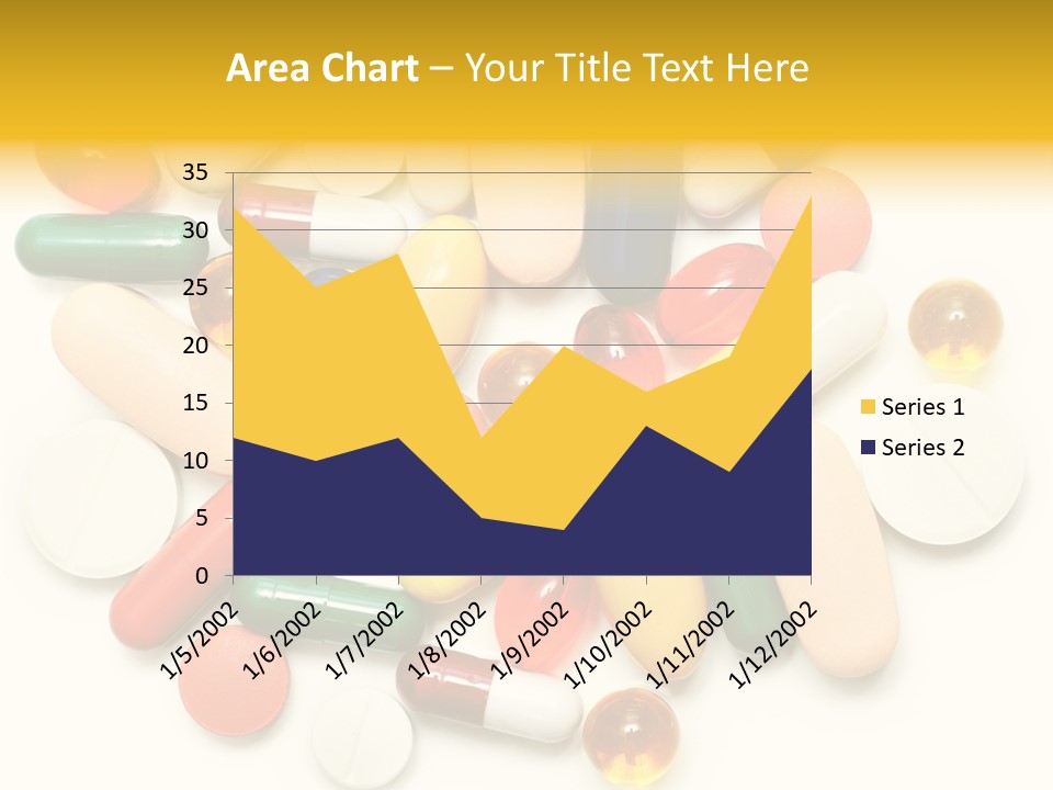 Treatment Narcotic Yellow PowerPoint Template
