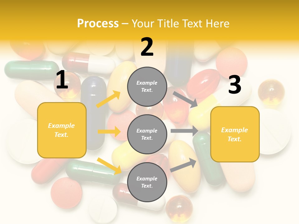 Treatment Narcotic Yellow PowerPoint Template