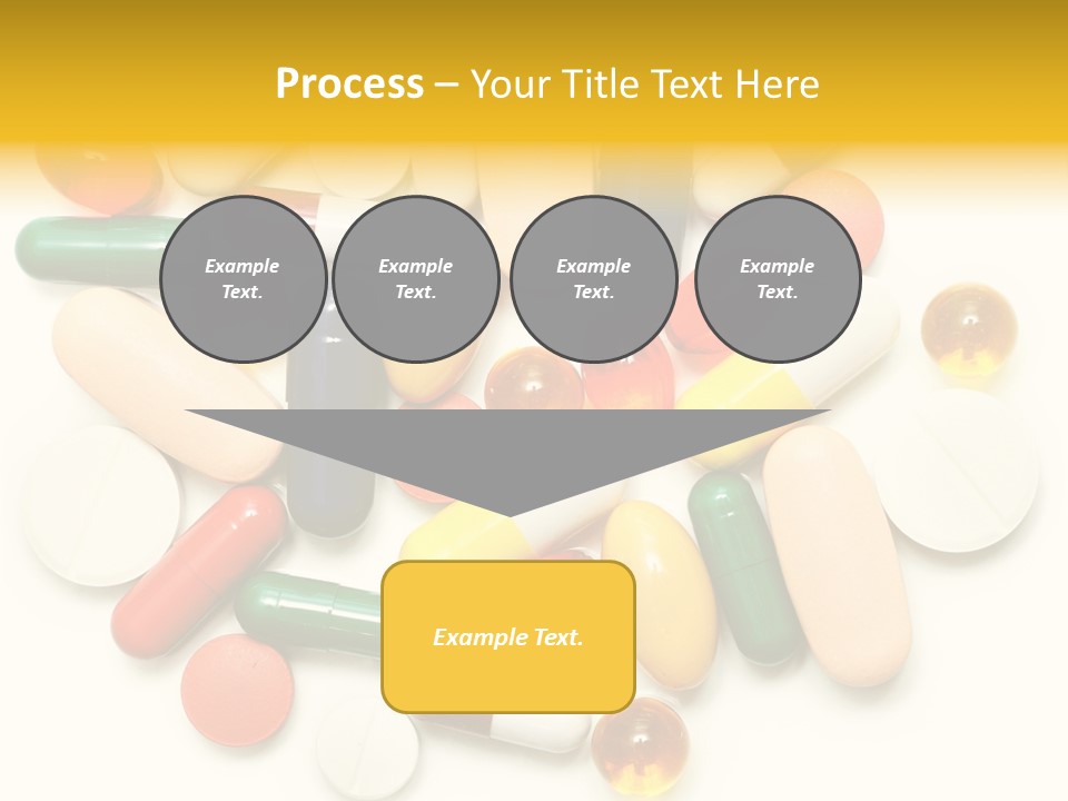 Treatment Narcotic Yellow PowerPoint Template