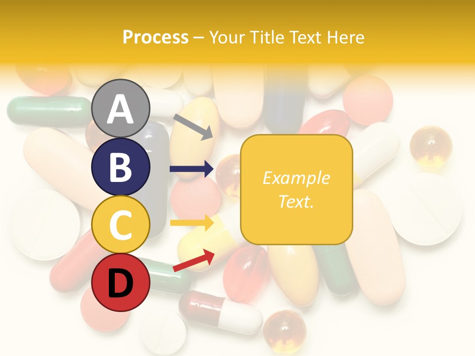 Treatment Narcotic Yellow PowerPoint Template