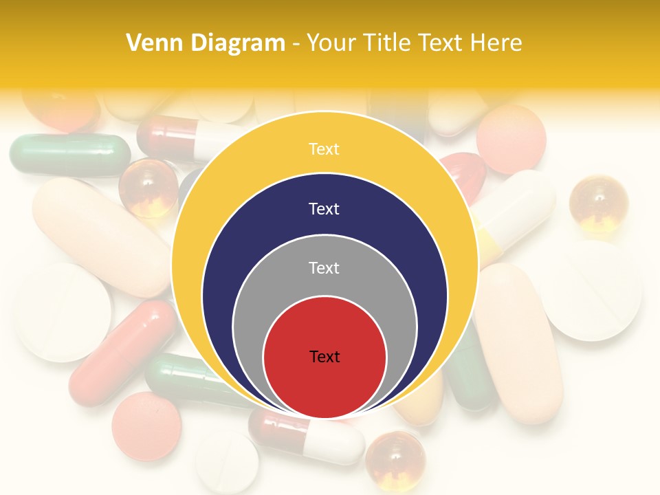 Treatment Narcotic Yellow PowerPoint Template