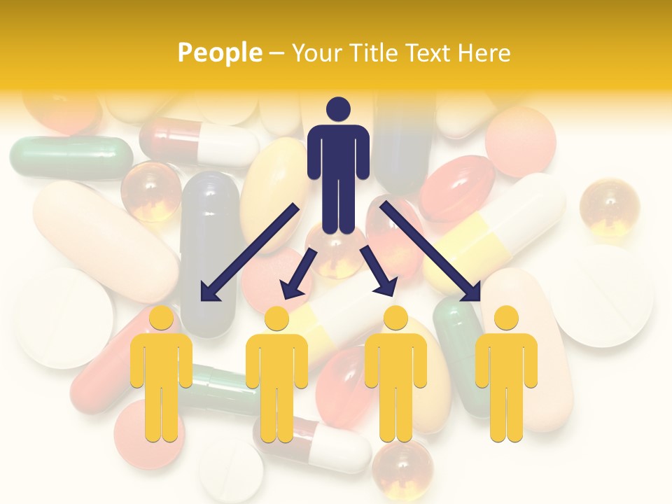 Treatment Narcotic Yellow PowerPoint Template