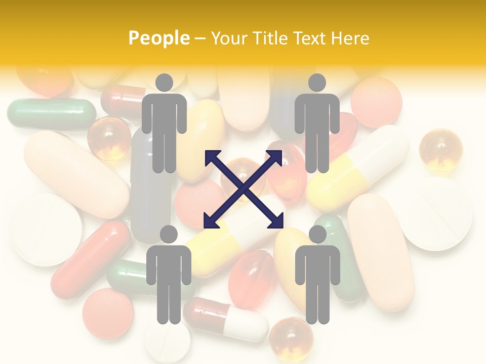 Treatment Narcotic Yellow PowerPoint Template