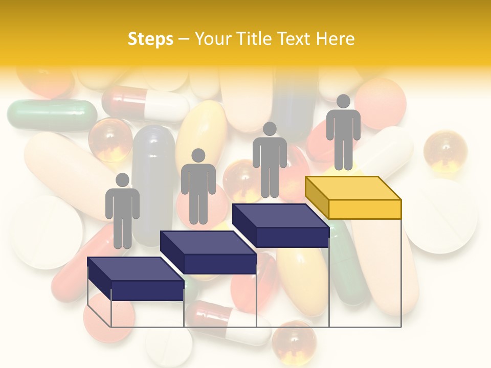 Treatment Narcotic Yellow PowerPoint Template