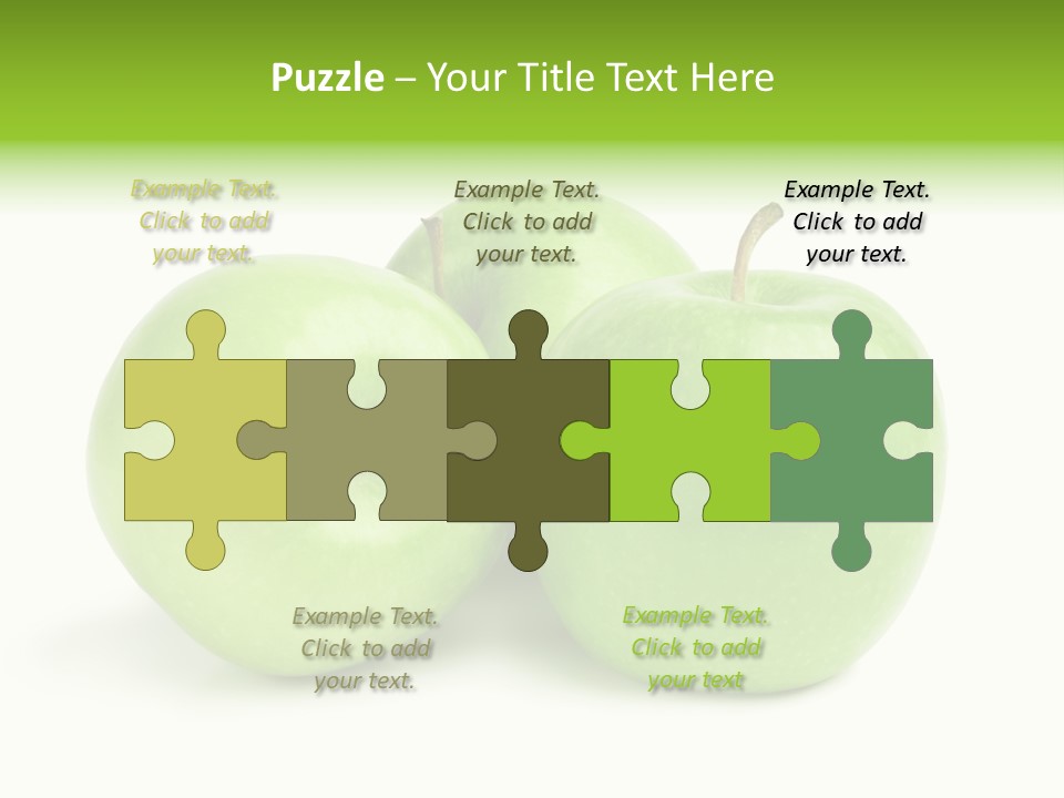 Row Isolated Three PowerPoint Template