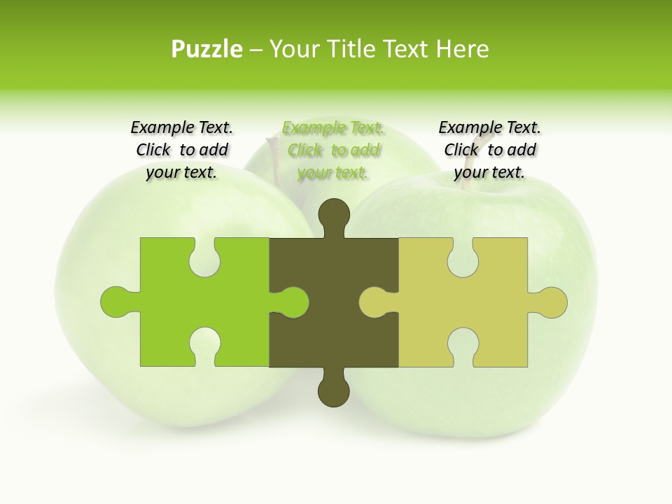 Row Isolated Three PowerPoint Template