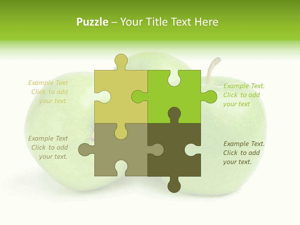 Row Isolated Three PowerPoint Template